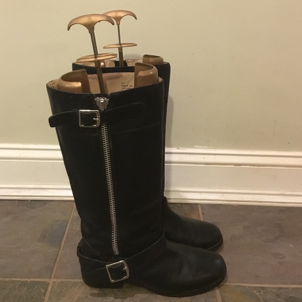 Coach Soft Leather Jolene Boots
